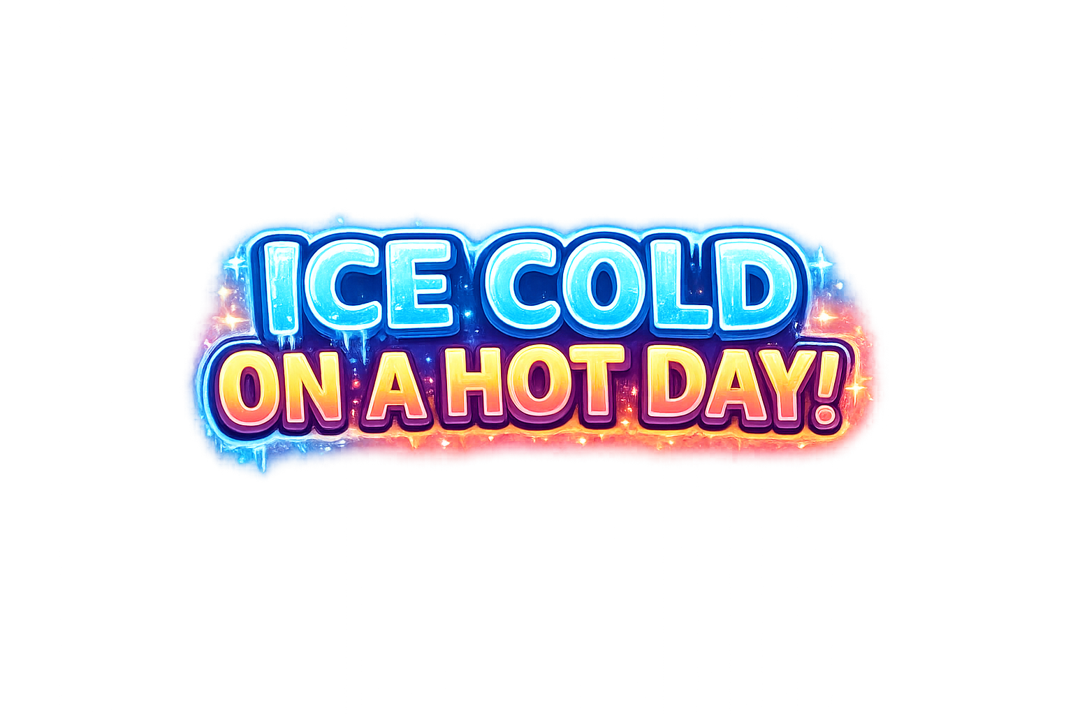 Ice cold on a hot day!